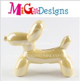 Wholesale Balloon Dog Ceramics Yellow Print Money Box