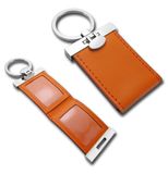 Popular PU Leather Keychain with Photo Frame