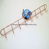 Bathroom 8 Hanger Towel Coat Clothes Wall Mount Rack Hook