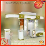 Homegear Wall Mounted Mirrored Jewelry Cabinet White