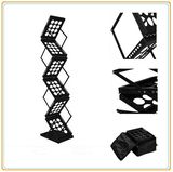 Black Metal A4 Magazine Display Rack