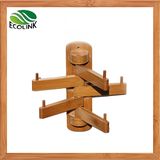 Bamboo Coat Rack / Coat and Hat Hanger