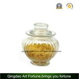 Glass Candle Jar with Clear Lid for Storage