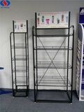 Customized Logo Free Standing Wire Metal Tools Exhibition Display Rack