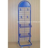 Elegant Shape Rollable Wire Display Rack (PHY332)