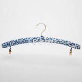 Drop Attachment Skirt Clothes Hangers with Gold Plated Hook