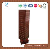 4 Sided Revolving Slat Wall Tower Display Stand