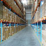 Warehouse Rack with Box Beam Load