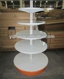 Powder Coating Gondola Round Supermarket Shelves