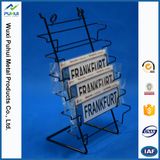 Counter Standing Metal Wire License Plate Display Rack (PHY1008)