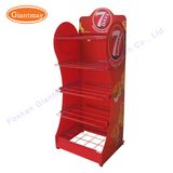 Floor Stand Single Sided Metal Soda Canned Display Rack