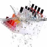 Multi-Level Acrylic Nail Polish Floor Standing Display Rack 3 or 4 Tiers