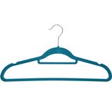 Logo Printed Flat Thin Velvet Hanger for Sweater