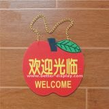 Acrylic Sign Holder with Suction Cups or Chains