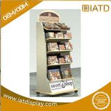 Pop up Wood Melamine Display Wall Storage Supermarket Shelf