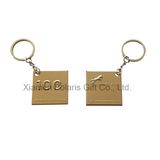 Custom High Quality Embossed Logo Metal Keyring for Promotion Gift