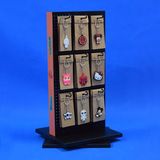Counter Standing Univeral Steel Punched Plate Display Rack for Keyrings (PHD8010)