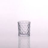 Diamond Jar Glass Candle Holder