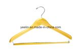 Natural Wooden Clothes Suit Hanger with Pants Bar (YLWD-d8)