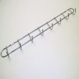 Metal Wall-Mount for 8 Hooks