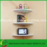 Home Furniture General Use Particle Board Decorative Corner Wall Shelf