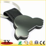 Manufacturer Car Shape PU Leather Key Chain with Custom Logo