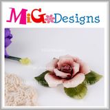Fashionable Ceramic Flower Decorative Candle Holder