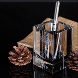 High Intensity K9 Crystal Glass Pen Holder