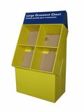 Fashion Large Capacity Storage Paper Carboard Floor Display Box