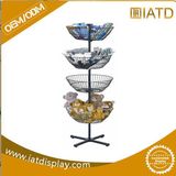 Pop up Wire Moving Steel Drying Tile Display Comic Books Dish Rack for Newspaper/Socks