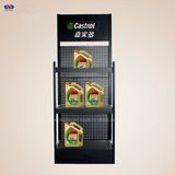 Floor Standing Petrol Bottles Display Shelf Rack
