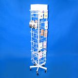 Retail Store Merchandise Exposition Metal Wire Spinner Rack Display (PHY2057)