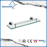 Wall-Mounted Chromed Glass Shelf (AA7719)