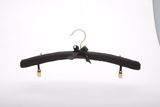 Yeelin Velvet Padded Hanger Garment Usage with Metal Clips