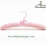Colorful Padded Hanger for Female Clothing, Satin Hanger Lace Hanger Wholesale