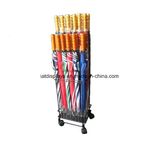 Portable Black Powder Coated Umbrella Metal Display Stand
