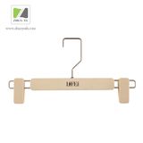 Fancy Beige Plastic Coat Hanger with Square Hook