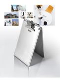 Standard A4 Aluminum Office Clipboard with Ruler Printed