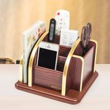 Removable Desktop Wooden Multi-Function Pencil Vase for Stationery Organize