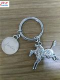 Customized High Quality Horse Shape Metal Keyring