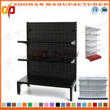 Customized Supermarket Hypermarket Iron Wall Display Shelving Shelf (Zhs573)