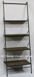 4 Tier Antique Vintage Decorative Wooden/Metal Wall Shelf