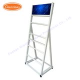 Floor Standing Metal Hanging Carpet Rug Sample Exhibition Display Stand Rack