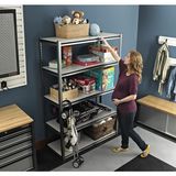 Customized Angle Iron Shelf, Boltless Rivet Shelf / Light Duty Display Shelf Rack