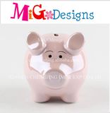 Wholesale White Pig Grape Dots Simple Piggy Bank