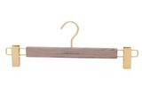 High-Grade Solid Wooden Pant Hanger Factory with Clips