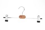 Slim Metal Hanger for Pants with Brand Logo
