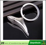 Promotional Low Price Silver Fish Keychain