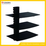 Ecomomy Aluminum Tempered Glass DVD Mount DVD Shelf