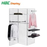 Store Wire Grid Display Rack
